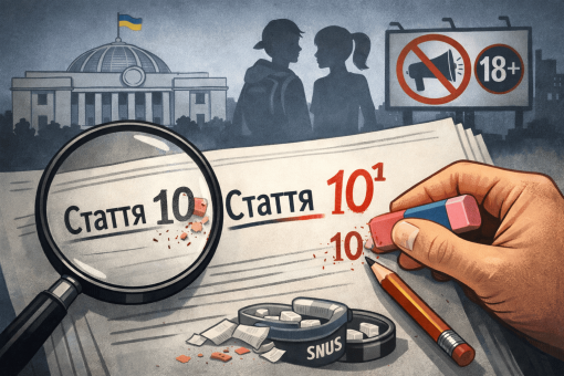 Умисно чи з необережності: як одна цифра може вплинути на законодавче регулювання снюсів